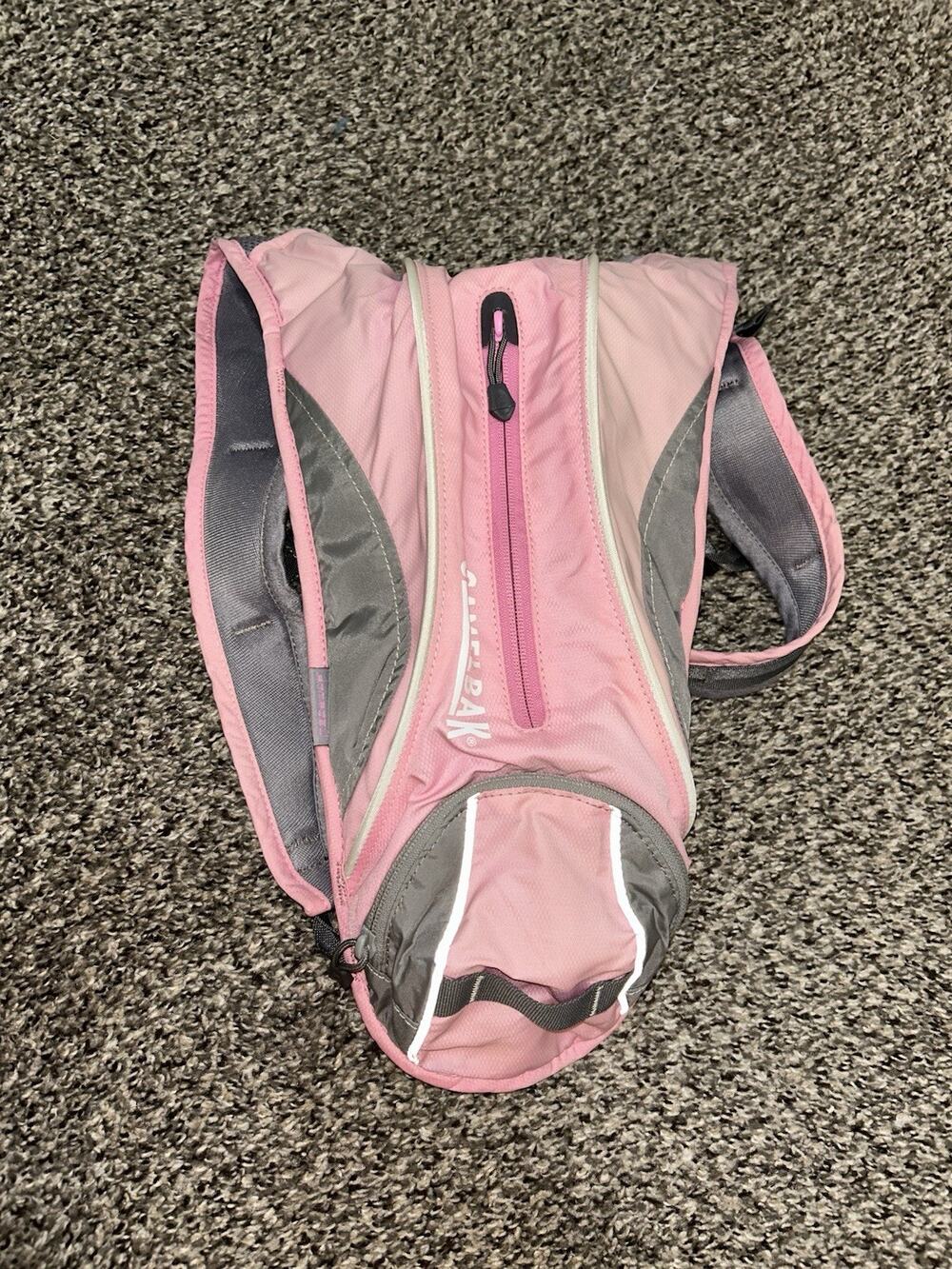CamelBak Women's Pink/Gray Hydration Backpack Pocket NO BLADDER/STRAW